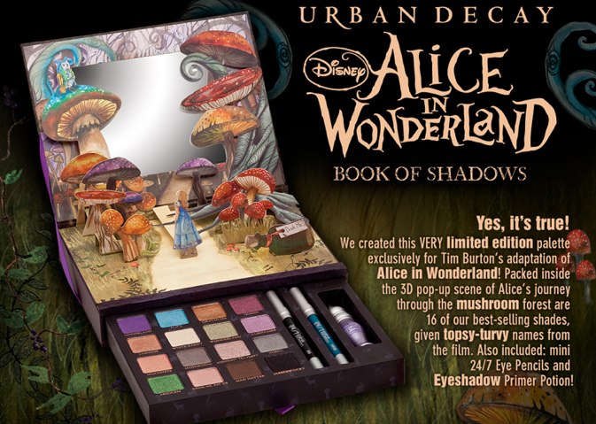 Alice urban decay Alice in Wonderland... ça continue !