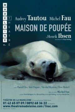 Affiche Maison de Poupée Une nouvelle Maison de Poupée au Théâtre de la Madeleine