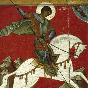 Saint Georges à cheval La Sainte Russie à lhonneur au Louvre (+ résultat du concours Kusmi Tea)