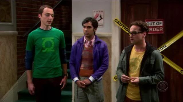 Sheldon et son tshirt Green Lantern